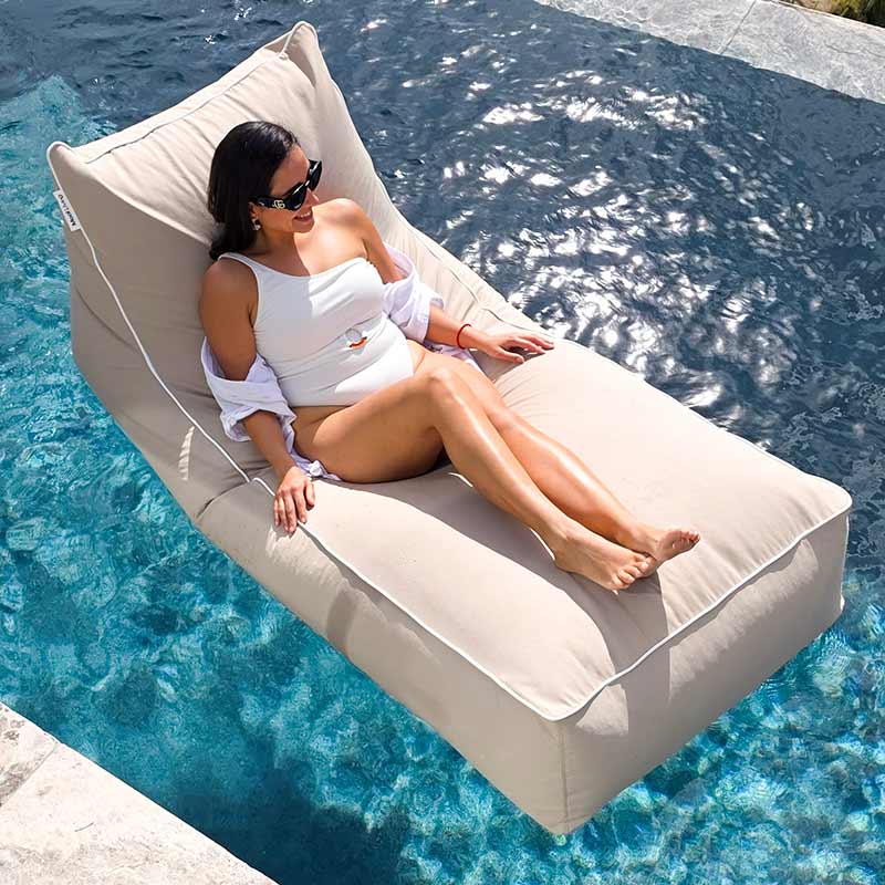 Talia Float – Resort Pool Float in Taupe by Mooi Living