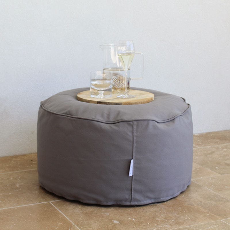 Outdoor Ottoman - Olefin - Pumice Stone