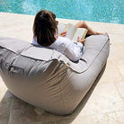 Stone Lachlan Lounger – weatherproof outdoor bean bag chair designed for patios and sunny days