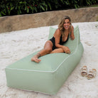 Sage Green Talia Float  outdoor bean bag by Mooi Living– Luxury Floating Bean Bag for the Pool or Poolside Lounger