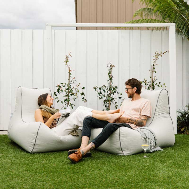 Bora Bora Bean Bag Chair  outdoor Bean Bag by Mooi Living– contemporary outdoor lounger for stylish backyard living