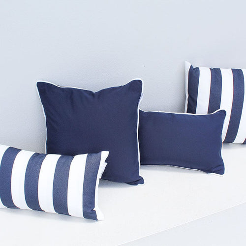 Resort Style Outdoor Cushions in Navy outdoor Bean Bag by Mooi Living 