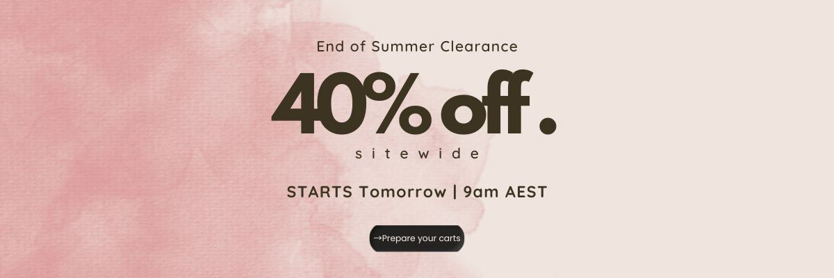 Mooi Living's Summer Clearance Sale Starts Tomorrow - 40% off sitewide.