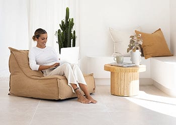 Mooi Living Boss Bean Bag – Stylish Single Seater with Laidback Style