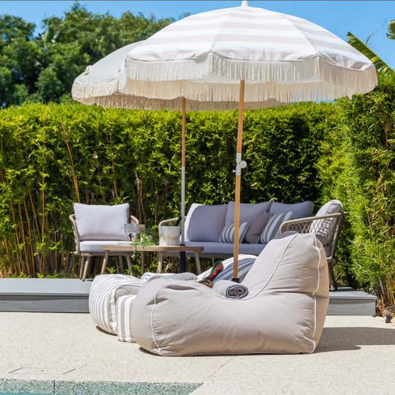Customer picture by beach_city_life_metryfigetby featuring a Taupe Bora Bora Bean  outdoor bean bag by Mooi LivingBag Chair
