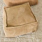 Mooi Cord Ottoman indoor Bean Bag by Mooi Living in caramel – soft, textured footrest or side seat for cozy indoor spaces
