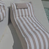 Cójelo Poolside Stripe Sunlounger – Outdoor Bean Bag Chair