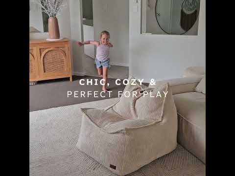 Mini Mooi Cord Bean Bag – a modern twist on kids’ seating with cozy corduroy and minimalist design