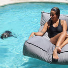 Lana Lounger  outdoor Bean Bag by Mooi Living – luxury bean bag pool float built for comfort and durability - Pumice Stone