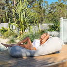 Stone Isla Recliner Sunlounge Outdoor Bean Bag
