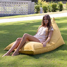 Unplug Triangle | Mustard | Mooi Living | Indoor Outdoor Bean Bags